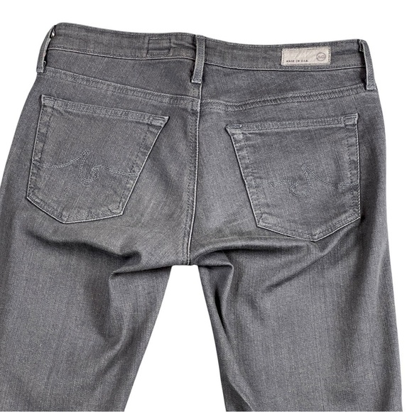 AG Adriano Goldschmied Jeans The Stevie Skinny Ankle Slim Straight Leg Gray 26 - Picture 3 of 10